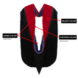 Deluxe Faculty Graduation Gown & Hood Package - Graduation Attire