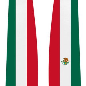 Mexico Graduation Stole -  Mexico Flag Sash