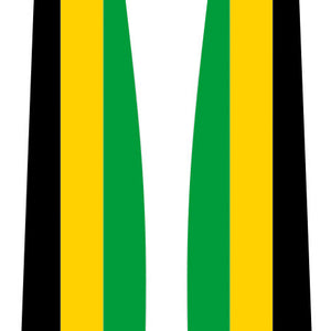 Jamaican Graduation Stole -  Jamaican Flag Sash