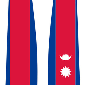 Nepal Graduation Stole - Nepal Flag Sash