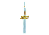 Shiny Light Blue Bachelors Cap & Gown - College & University