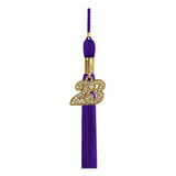 Shiny Purple High School Cap & Tassel - Graduation Caps