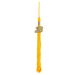 Shiny Gold High School Cap & Tassel - Graduation Caps