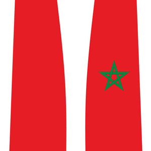 Morocco Graduation Stole -  Morocco Flag Sash