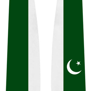 Pakistan Graduation Stole -  Pakistan Flag Sash