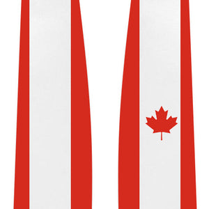 Canada Graduation Stole -  Canada Flag Sash