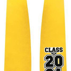 Gold "Class of 2021" Graduation Stole - Graduation Attire