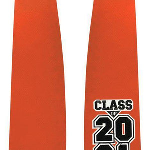 Orange "Class of 2021" Graduation Stole - Graduation Attire