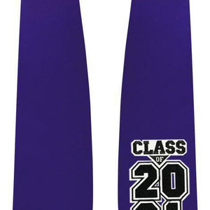 Purple "Class of 2021" Graduation Stole - Graduation Attire