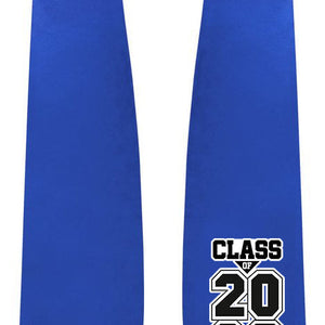 Royal Blue "Class of 2023" Graduation Stole