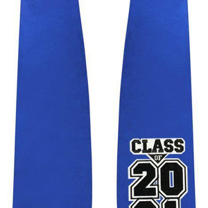 Royal Blue "Class of 2021" Graduation Stole - Graduation Attire