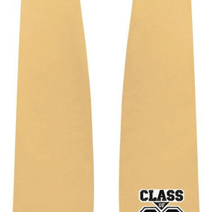 Antique Gold "Class of 2021/2022"  Graduation Stole