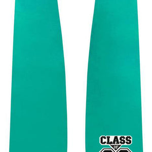 Emerald Green "Class of 2021/2022" Graduation Stole