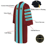 Custom Doctoral Graduation Gown and Tam Package - Doctorate Regalia - Graduation Cap and Gown