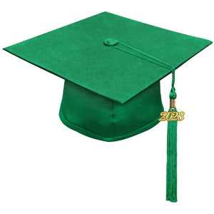 Eco-Friendly Emerald Green High School Cap & Tassel - Graduation Caps