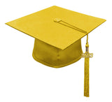 Matte Gold High School Cap & Tassel - Graduation Caps