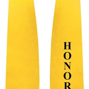 Gold Honors Stole for Graduation - Graduation Attire