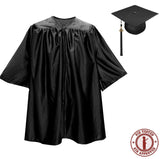 Child Black Cap & Gown - Preschool & Kindergarten Cap & Gown - Graduation Attire