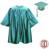 Child Emerald Graduation Cap & Gown - Preschool & Kindergarten - Graduation Attire