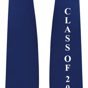 Navy Blue "Class of 2020" Graduation Stole - Stoles.com