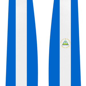 Nicaragua Graduation Stole -  Nicaragua Flag Sash