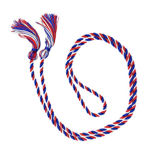 Military Graduation Honor Cord - Red, White & Blue Honor Cords