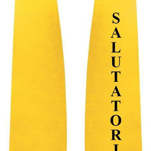 Gold Salutatorian Stole for Graduation - Graduation Attire