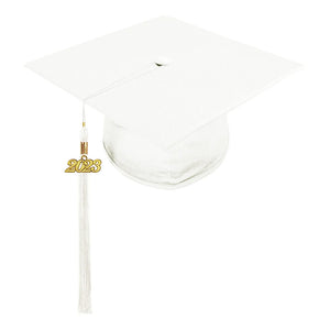 Child White Cap & Tassel - Preschool & Kindergarten Graduation