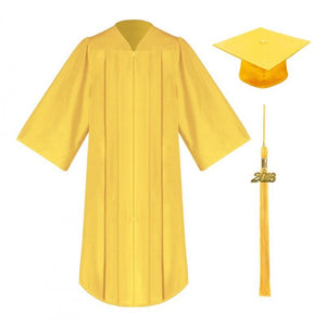 Matte Gold Bachelors Cap & Gown - College & University