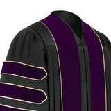 Doctor of Law Doctoral Gown - Academic Regalia - Graduation Cap and Gown