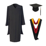 Classic Masters Graduation Cap, Gown, Tassel & Hood Package - Graduation Attire