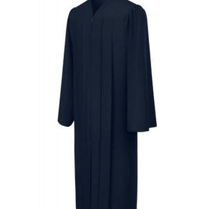 Matte Navy Blue Bachelors Graduation Gown - College & University - Graduation Cap and Gown