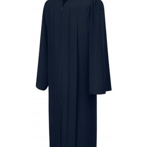 Matte Navy Blue Bachelors Graduation Gown - College & University - Graduation Cap and Gown