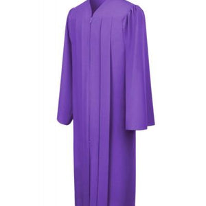 Matte Purple Bachelors Graduation Gown - College & University - Graduation Cap and Gown