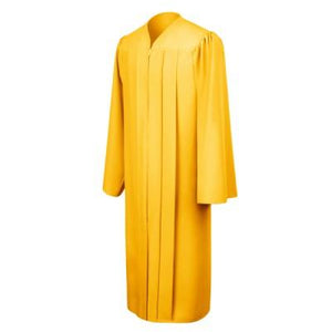 Matte Gold Bachelors Graduation Gown - College & University - Graduation Cap and Gown