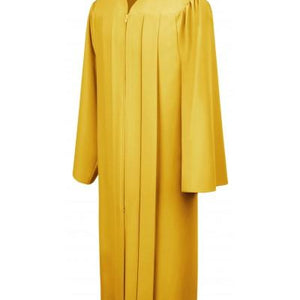 Matte Gold Bachelors Graduation Gown - College & University - Graduation Cap and Gown