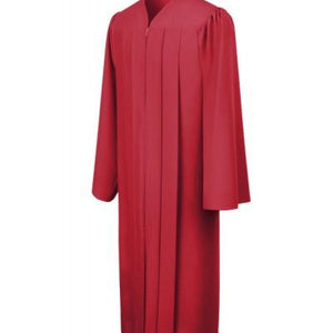 Matte Red Bachelors Graduation Gown - College & University - Graduation Cap and Gown