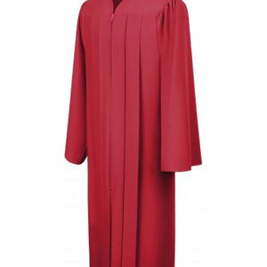 Matte Red Bachelors Graduation Gown - College & University - Graduation Cap and Gown