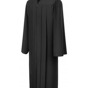 Matte Black Bachelors Graduation Gown - College & University - Graduation Cap and Gown