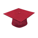 Matte Red Bachelors Cap & Gown - College & University - Graduation Cap and Gown