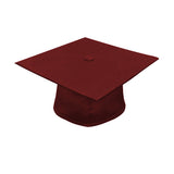 Matte Burgundy Bachelors Cap & Gown - College & University