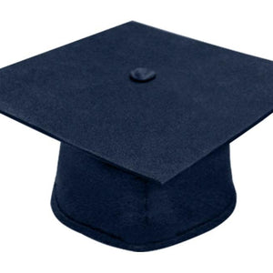 Matte Navy Blue Bachelors Graduation Cap - College & University - Graduation Cap and Gown