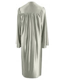 Shiny Silver Bachelors Graduation Gown - College & University - Graduation Cap and Gown