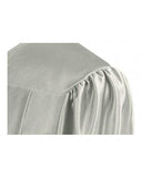 Shiny Silver Bachelors Graduation Gown - College & University - Graduation Cap and Gown