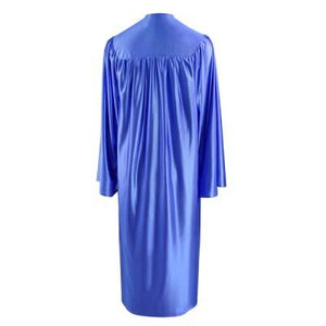 Shiny Royal Blue Bachelors Graduation Gown - College & University - Graduation Cap and Gown