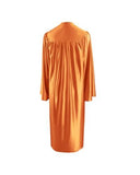 Shiny Orange Bachelors Graduation Gown - College & University - Graduation Cap and Gown