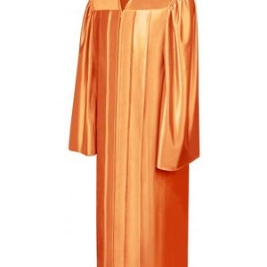 Shiny Orange Bachelors Graduation Gown - College & University - Graduation Cap and Gown