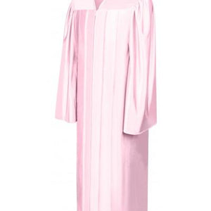 Shiny Pink Bachelors Graduation Gown - College & University - Graduation Cap and Gown