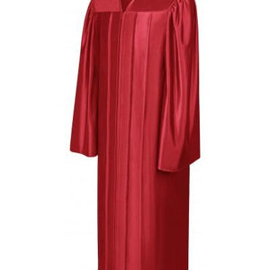 Shiny Red Bachelors Graduation Gown - College & University - Graduation Cap and Gown