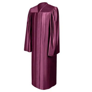 Shiny Maroon Bachelors Graduation Gown - College & University - Graduation Cap and Gown